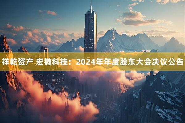 祥乾资产 宏微科技：2024年年度股东大会决议公告