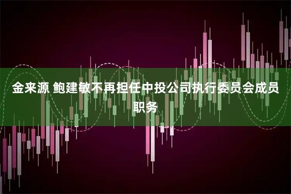 金来源 鲍建敏不再担任中投公司执行委员会成员职务
