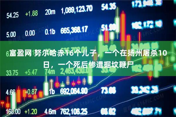 富盈网 努尔哈赤16个儿子，一个在扬州屠杀10日，一个死后惨遭掘坟鞭尸